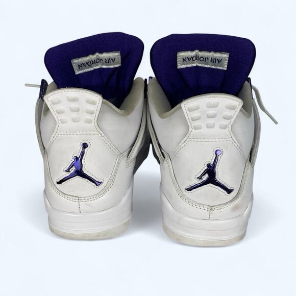 Jordan 4 Retro Mid Purple Metallic Men's Size 8 CT8527-115 - Picture 4 of 8